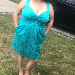 Teal dress